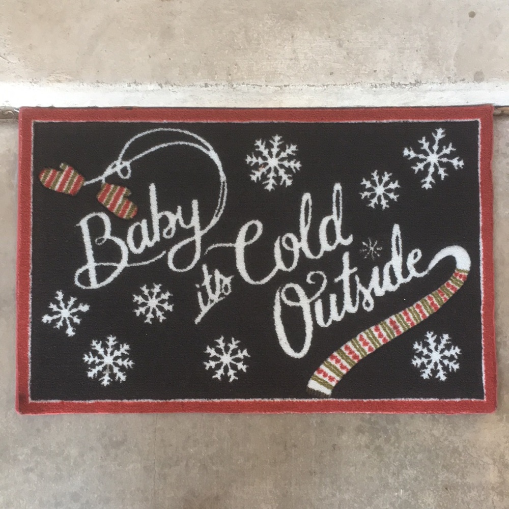 st. nicholas square “Baby its Cold Outside" Rug
